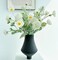 Silk Flowers with Stems for Tall Vase, Fake Flowers with White Peonies Poppies and Fake Greenery Stems mixed for Home Office Farmhouse Table Indoor Spring Decorations, Birthday Wedding Gift Decor
